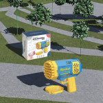 Bubble Gun Factory - Unisex Outdoor 40 Holes Rocket Automatic ABS