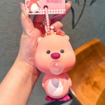Keychain Toy Manufacturer - Amy Rabbit Kapibara Bubble Blowing Pendant