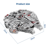 Starship Model Supplier - Qiwu 1:8 Scale Millennium Falcon Assembly
