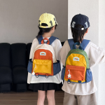 School Bag Supplier - Lightweight Color-Blocked Backpack Kindergarten Travel