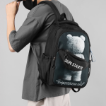 Schoolbags Factory - High Quality Waterproof Large Capacity Spine Geometric