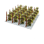 Building Blocks Supplier - Cross-Border New Model ABS 40-Piece Tank Fantasy