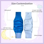 Dog Diaper Factory - OEM Washable Waterproof Reusable Male Belly Bands