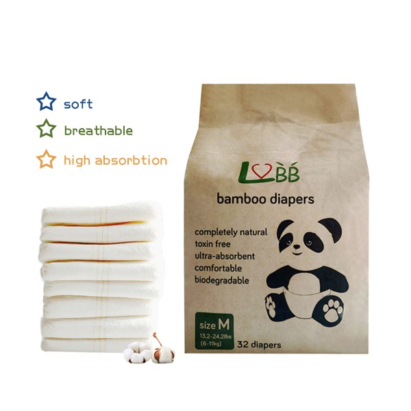 Bamboo Baby Diaper Manufacturer - OEM LVBB Disposable Super Soft Eco Friendly