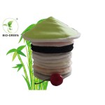 Bamboo Breast Pad Supplier - 12pcs/mesh Bag Contoured Shape Soft Leak Proof