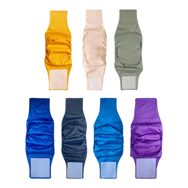 Dog Diaper Factory - OEM Washable Waterproof Reusable Male Belly Bands
