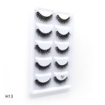 Eyelash Vendor Supplier - New Style Fluffy 14mm Mink 3D Winged Natural