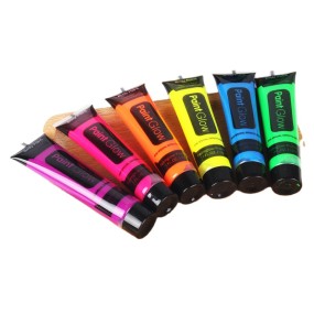 Face Color Set Factory - 12 Piece Brush Palette Halloween Graffiti Set