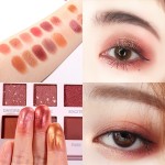 Eye Shadow Supplier - Dichromatic Pumpkin Earth Matte Orange Gold Flash