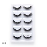 Eyelash Vendor Supplier - New Style Fluffy 14mm Mink 3D Winged Natural