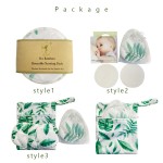 Breastfeeding Pads Factory - 8 Pcs/Pack Organic Bamboo Nursing Nipple Pads