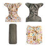 Baby Cloth Diaper Manufacturer - Washable Bamboo Charcoal 5 Pack Reusable