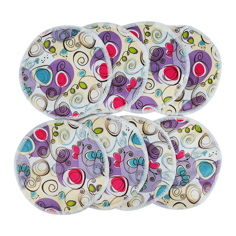 Breast Pads Supplier - 100% Organic Bamboo Washable Leak Proof Contoured