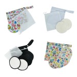 Breastfeeding Pad Manufacturer - Colorful Printed Waterproof PUL Bamboo Fiber
