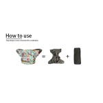 Cloth Nappy Manufacturer - New Print Reusable Pocket Bamboo Charcoal Diaper