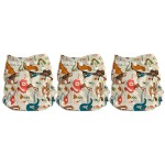 Baby Cloth Diaper Manufacturer - Washable Bamboo Charcoal 5 Pack Reusable