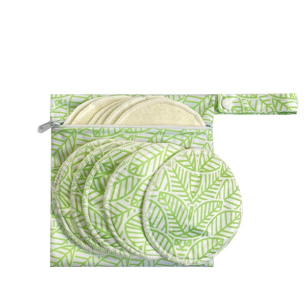 Nursing Pads Supplier - 12 Pcs/Bag Stock Washable Soft Bamboo Reusable
