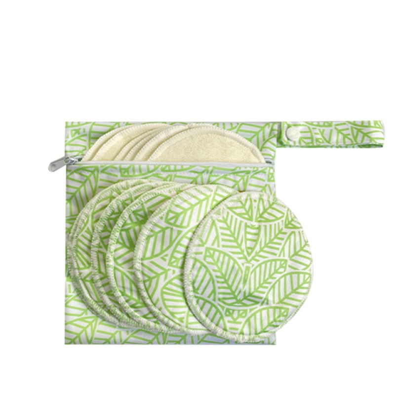 Nursing Pads Supplier - 12 Pcs/Bag Stock Washable Soft Bamboo Reusable