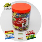 Wholesale Healthy Exotic Fruity Jelly Candy Kids'  Soft Sweets Classic Snack Watermelon Fruit Bubble Gum and Chewing Gum