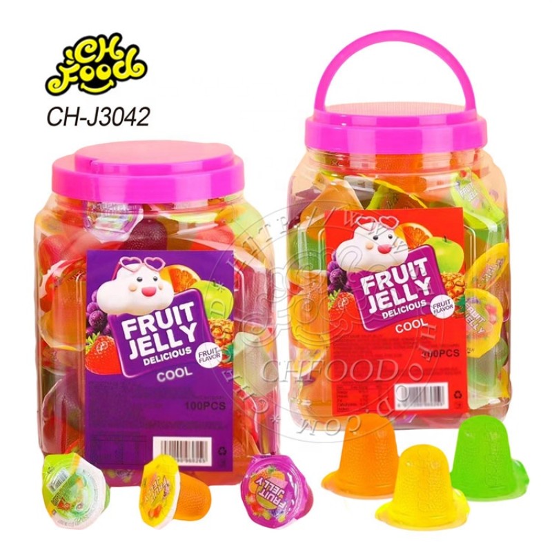 Halal Mix Fruit Pudding Jelly Cup Jelly in Jars Fruit Jelly