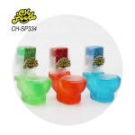 Wholesale Low MOQ Toilet Shape Bottle Sour Fruit Flavor Liquid Spray Candy Sweets for Kids