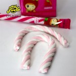 Hot Long Twist Stick Marshmallow Sweets OEM and Wholesale Halal Fruit Flavor Cotton Candy in China