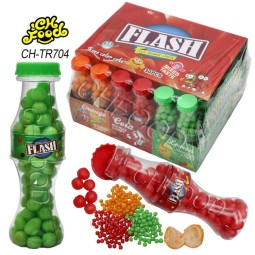Hot Selling Halal Kids Small Cola Bottle Soda Flavor Sugar Coated Puffed Candy Toy Sweets Wholesale