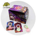 ODM Halloween Bracelet Candies Custom Colorful Sweet Edible Fruit Flavor Skull Pumpkin Tablet Candy for Kids