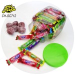 Wholesale Sugar Coated Mix Fruit Flavor Gummy Jelly Candy Halal Chewy Soft Candy