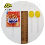 China Manufacturer Fruity Flavor Mini Flat Lollipop Hard Candy Sweets Wholesale Halal Candy Hallowmas and Easter Festival Candy