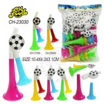 Double Speaker Toy Football Horn Promotion Toy