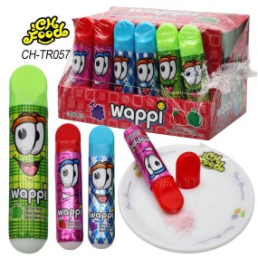 Hot Selling New Mixed Fruit Flavor Sour Powder Candy in Funny Bottle Wholesale and OEM Kids Candy Toy