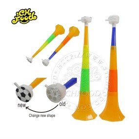 Wholesale 43CM Big Cheap Plastic Promotional Extension-type Horn Toy for Kids