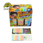 Low MOQ Wholesale  Halal Jumping Cotton Candy Sweets OEM and Wholesale Marshmallow Stick with Popping Candy for Kids