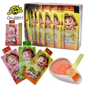 Low MOQ Wholesale Hot Selling New Item Kids Sweets Snack Fruit Jelly with Nata De Coco OEM Jelly Pudding