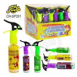 Fire Extinguisher Shape Spray Candy Fruit Flavor Liquid Sweet Candy