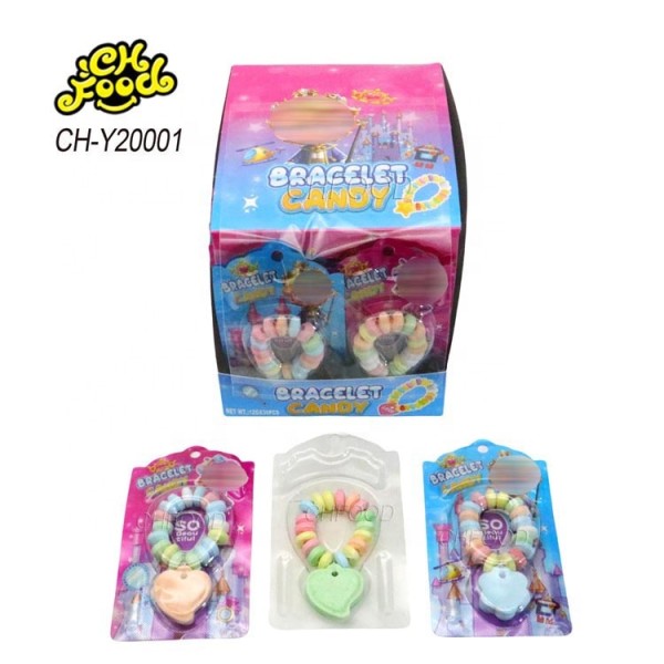 Low MOQ Wholesale Flower Heart Shape Bracelet Tablet Pressed Candy Sweets for Kids