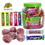 Wholesale Sugar Coated Mix Fruit Flavor Gummy Jelly Candy Halal Chewy Soft Candy