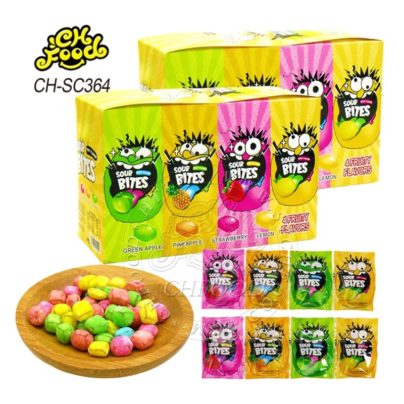 Custom Sour Gummy Candy Mini Ball Sweets Soft Candy Wholesale Halal Candy