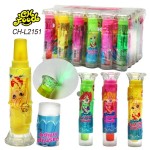 China Supplier Plastic Electric Light Toy Small Flashlight Toy Hard Candy Lollipop for Children Halal Kids Candy Snack
