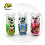 Wholesale Custom Halal Cartoon Mouse Shape Candy Toy for Kids Nipple Lollipop Hard Candy with Sour Powder Candy Sweets
