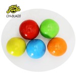 Manufacturer Wholesale OEM Fruit Flavor Multi-colored Ball Shape Bubble Gum Halal Chewing Gum Candy Sweets