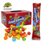 Colorful MIni Fruit Sour Candy Custom Halal Gummy Jelly Candy Sweets Factory Wholesale China Snack Food