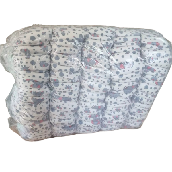 Baby Diaper Supplier - Turkey High Quality Transparent Bag Stock Lot