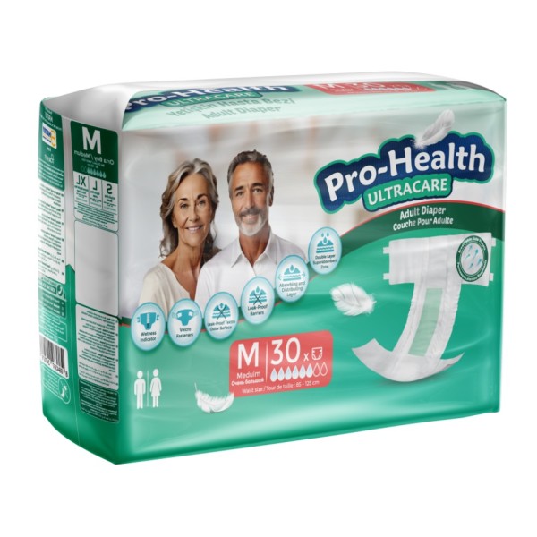 Adult Diaper Manufacturer - Prohealth Medium 30-Piece Medical Patient