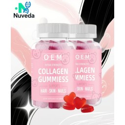 Collagen Gummies Manufacturer - Hair Skin Nails Growth Vitamin Biotin Custom
