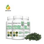 Spirulina Tablet Supplement Factory - High Protein Bottle Packaging Small MOQ
