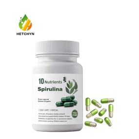 Spirulina Capsules Supplier - 500mg 60-Capsules Food Grade Vacuum