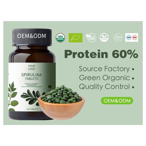 Spirulina Protein Tablet Manufacturer - Vegan Superfood Immunity Energy