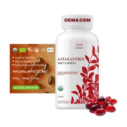 Astaxanthin Soft Gel Capsules Manufacturer - GMP Food Grade Antioxidant Custom